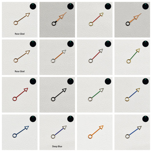 Modified GMT Multicolor Trim Watch Hands for NH34 Movement GMT Luminous