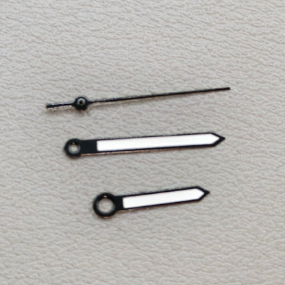 2 Sets/Pack Black Trim Watch Hands for Miyota 2035 Quartz Movement