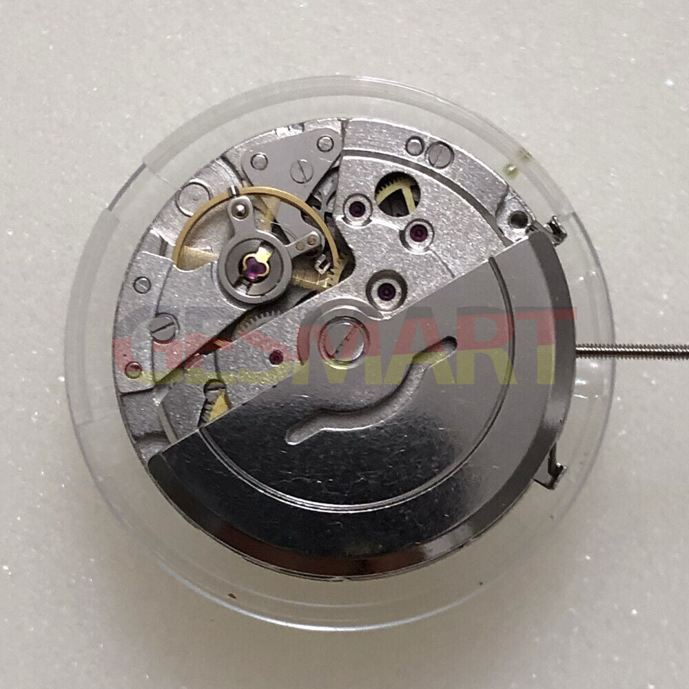 Mingzhu 2813 automatic mechanical watch movement featuring single calendar window at 6 o'clock for watch repair.
