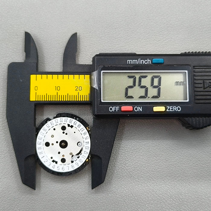 Japan Hattori Epson TMI VD53 VD53C Watch Quartz Movement Date@6