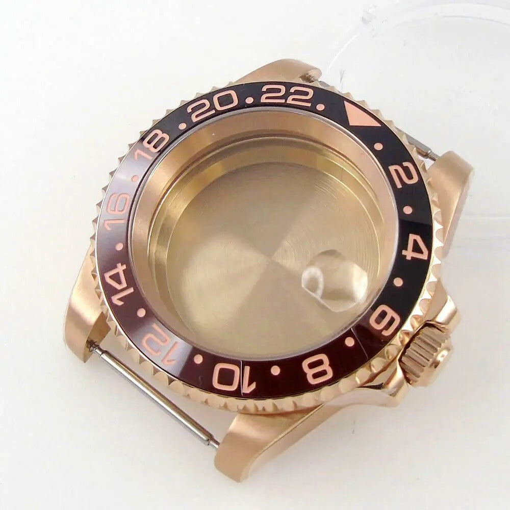 40mm Ceramic Bezel Watch Case Fit NH34 NH35 NH36 2824 2836 Miyota 8215 8205