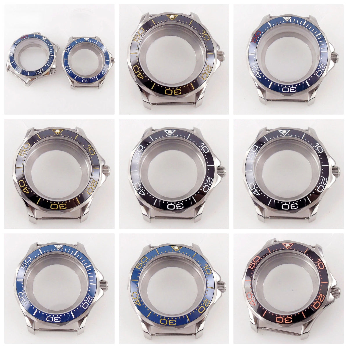 41mm Sapphire Watch Case For NH35 NH36 Miyota 8215 821A ETA 2836 DG 2813