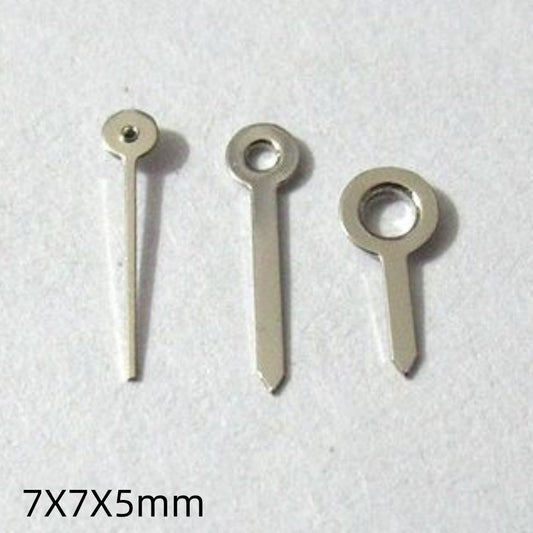 7mm silver arrow-shaped watch hands set for Miyota 2035/2115/2105/2305 movements