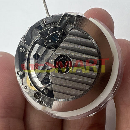 New China SHANGHAI 7750 watch accessory with automatic movement, day-date display, small seconds at 9 o'clock.