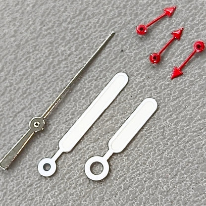 White Trim Silver Second Hands Watch Hands for OS10 OS60 OS80 Movement