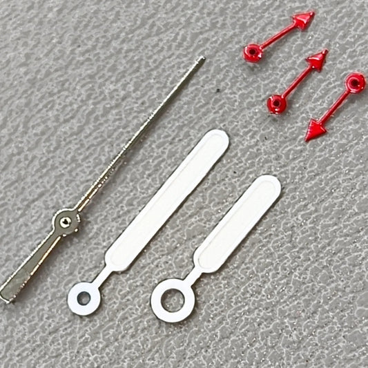 White Trim Silver Second Hands Watch Hands for OS10 OS60 OS80 Movement
