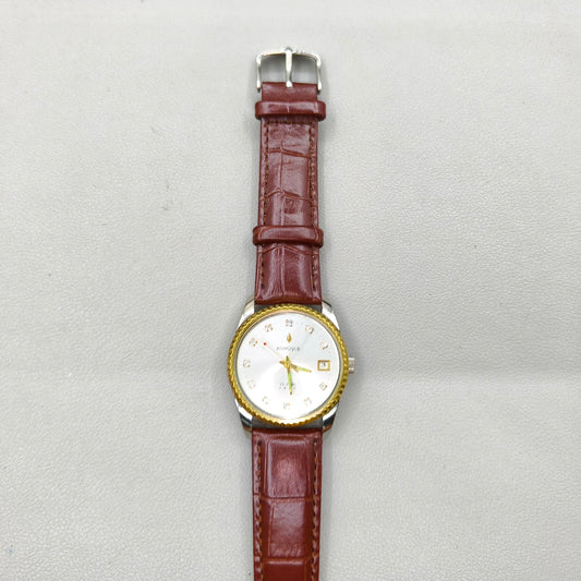 37mm Peacock Manual Mechanical Watch 33 Jews Golden Dial Single Calendar