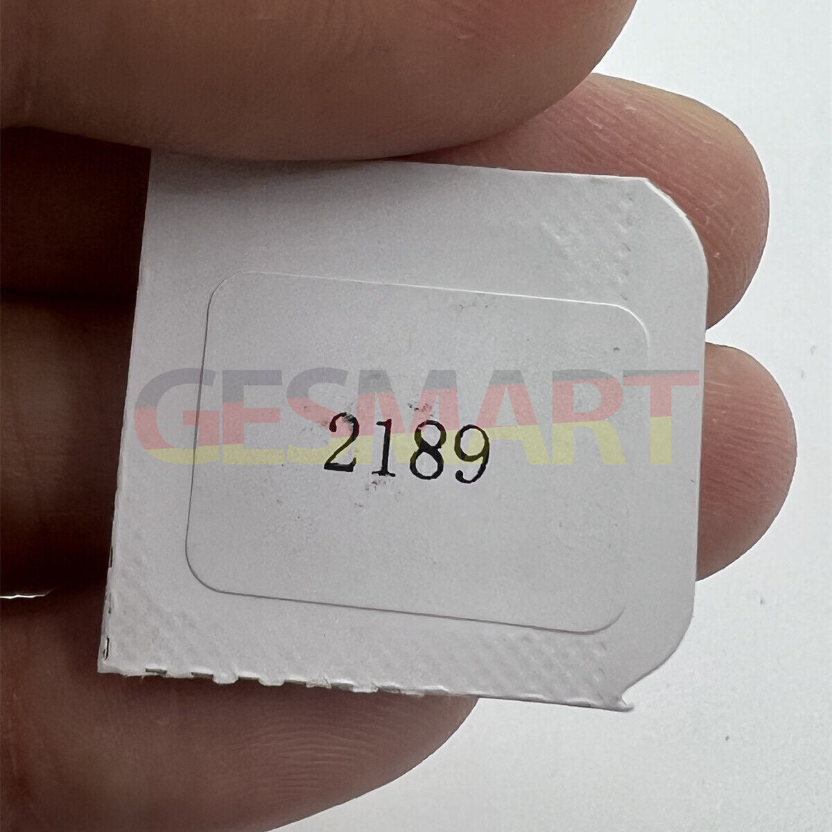 Golden balance wheel with hairspring for Movement 2189 watch repair. Precise fit spare part.