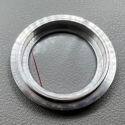 35.5mm Silver Stainless Steel Watch Back Cover Bottom Cover for Sub/Yacht/Vintage Case