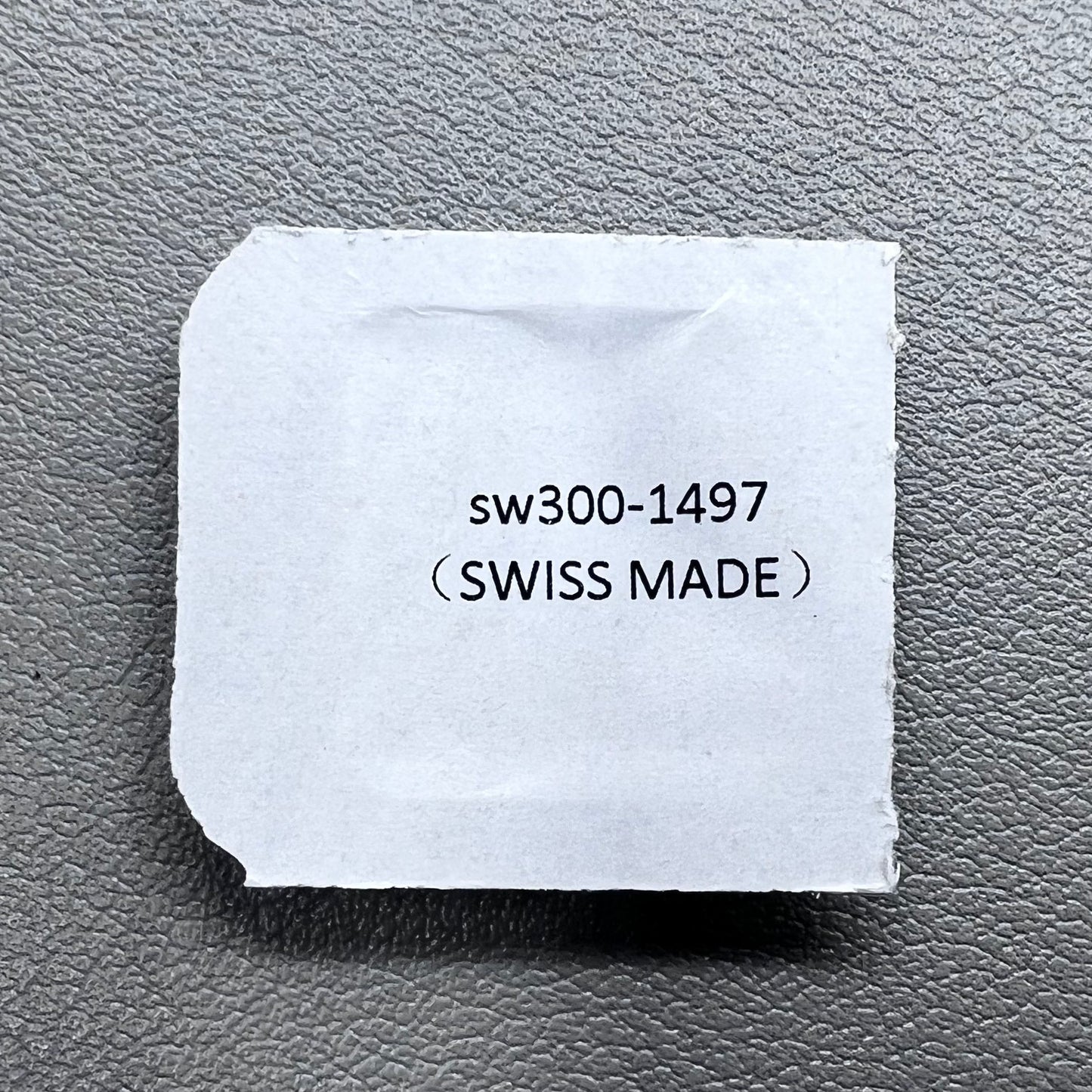 Swiss Silver ball bearing rotor oscillating weight for SW300-1 movement, precision watch accessory.