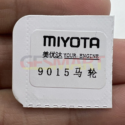 Escape wheel for Miyota 9015 9100 watch movement, precision gear ensuring accurate timekeeping.