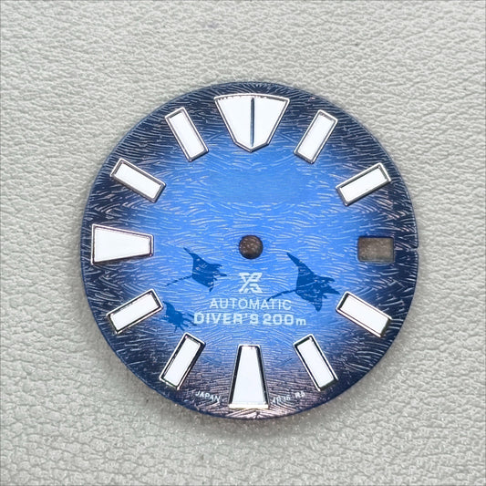 watch dial with S logo