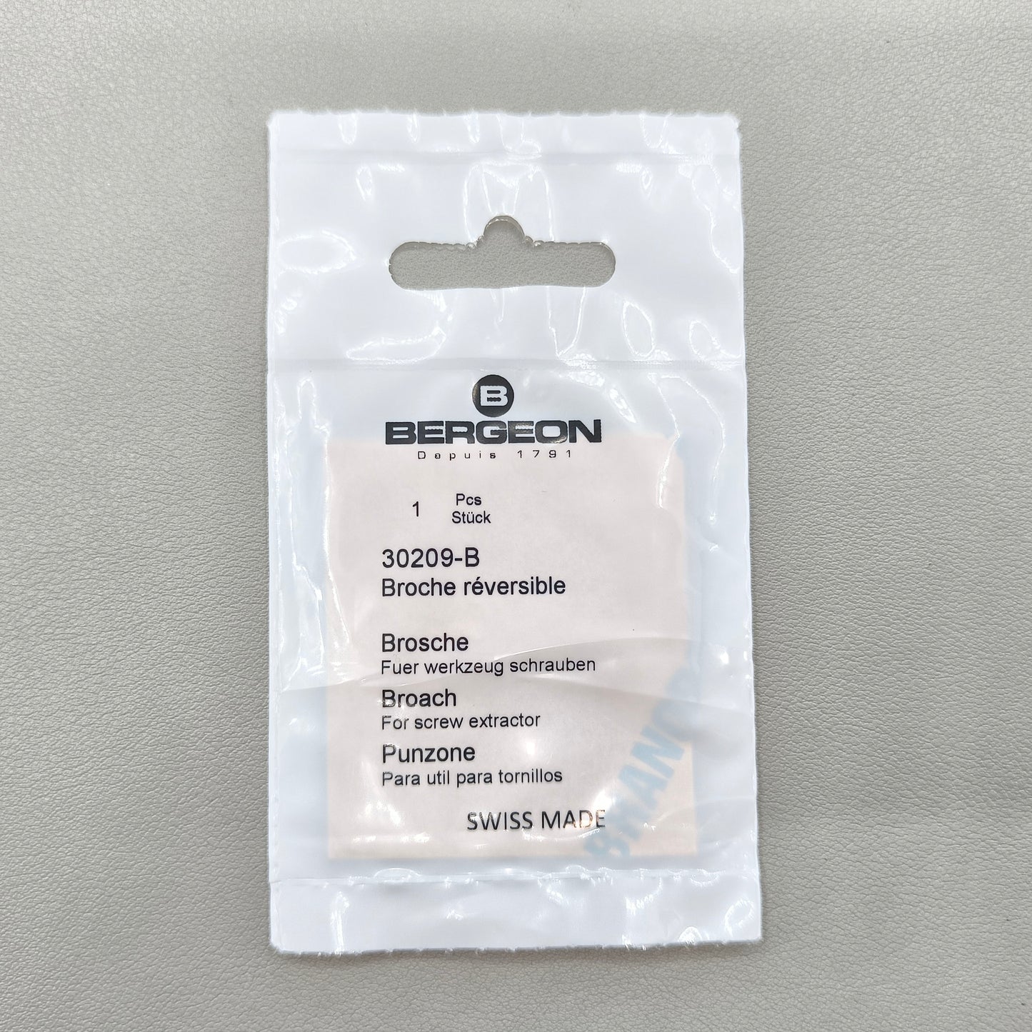 Swiss Bergeon 30209-B Replacement Broach Pins for Screw Extractor