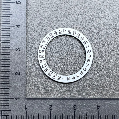 White Date Disk Wheel Generic for ETA 2824 Movement Date@3