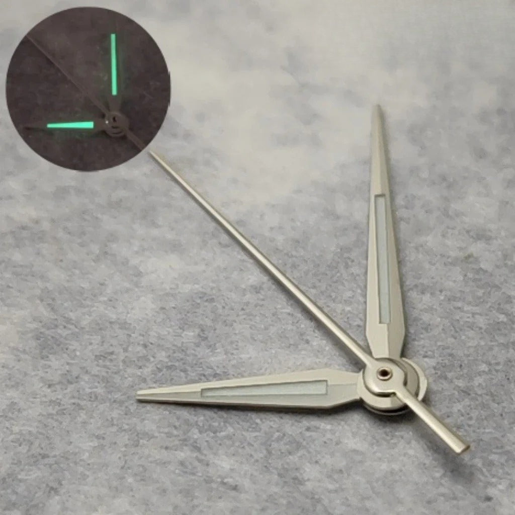 C3 Green luminous Multicolor Watch Hands for NH34 NH35 4R35 NH36 4R36 Movement