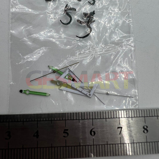 Triangular ruler-style irregular watch hands for Miyota 2035 quartz