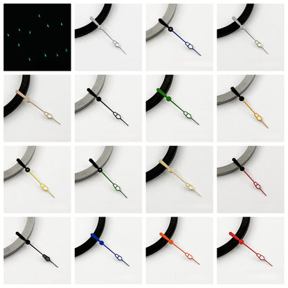 Multicolor Watch Hands Pointers Modified for NH35 NH36 NH38 NH39 NH70 NH72