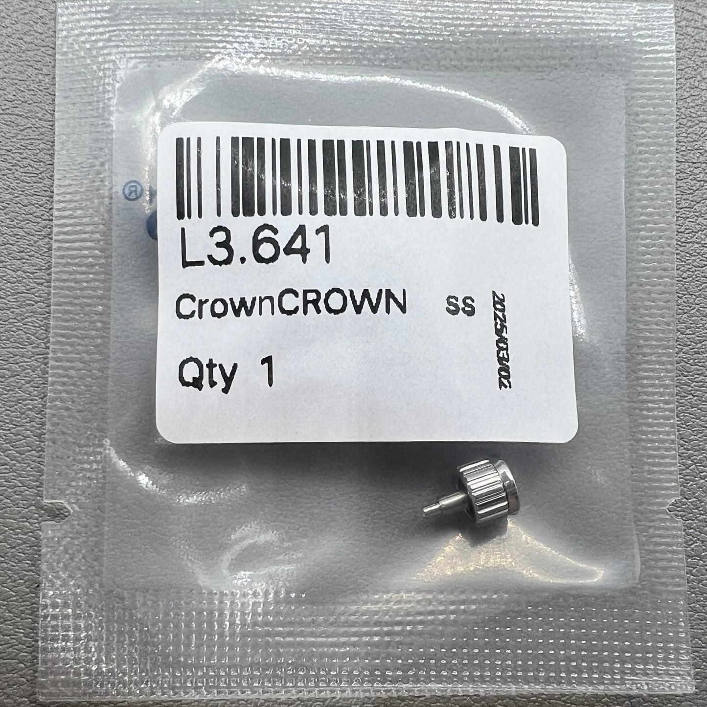 Ersatz Silber Uhrenkrone 6x4.5mm Modell Conquest L3.641.4