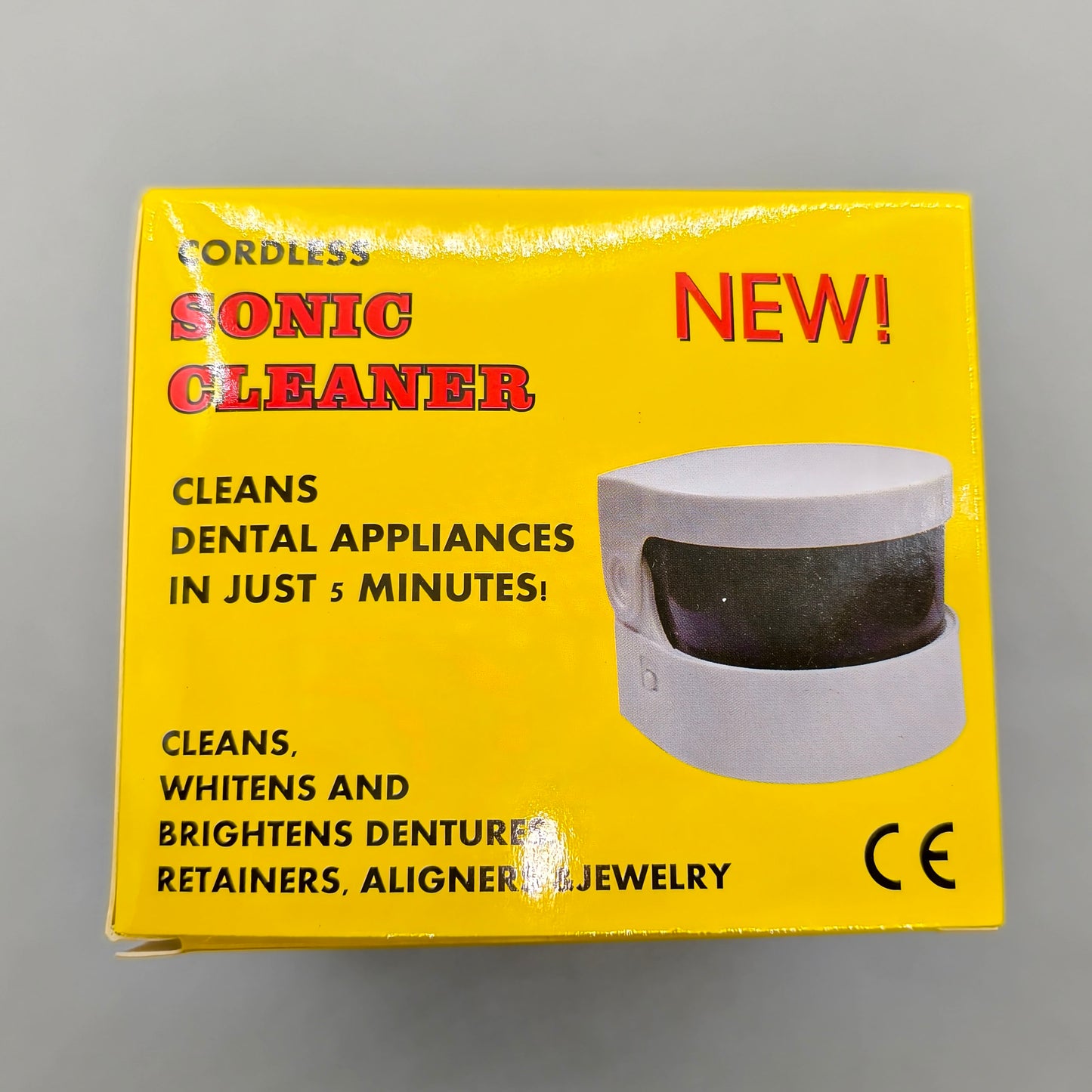 Cleaning Device Mini Ultrasonic Cleaner Ultrasonic Jewelry for Eyeglasses Watches Dentures