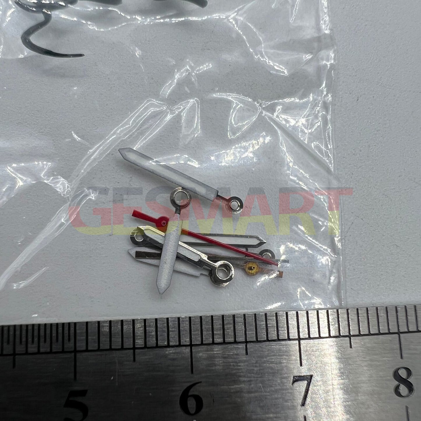 Luminous watch hands by P1-H2-C22 for Miyota 2035 quartz, improving nighttime readability.