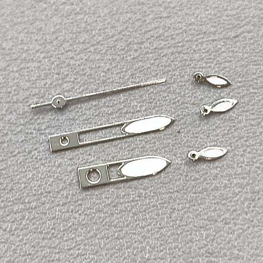 13mm Hollow Silver Trim Watch Hands for OS10 OS60 OS80 Movement Watch Part