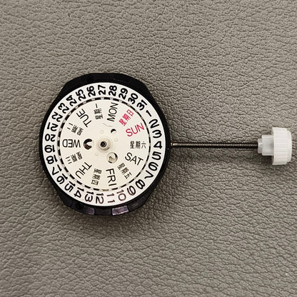 2 PIECES Sunon SL25 Quartz Movement 3 Hands with Date Day