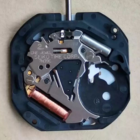 Seiko 7N39C quartz movement watch repair part, original Japan-made for accurate timekeeping
