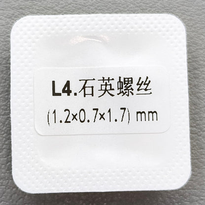 3 Sets Back Cover Case Golden Screws for La Grande Classique De Longines L4 (0.7MM)