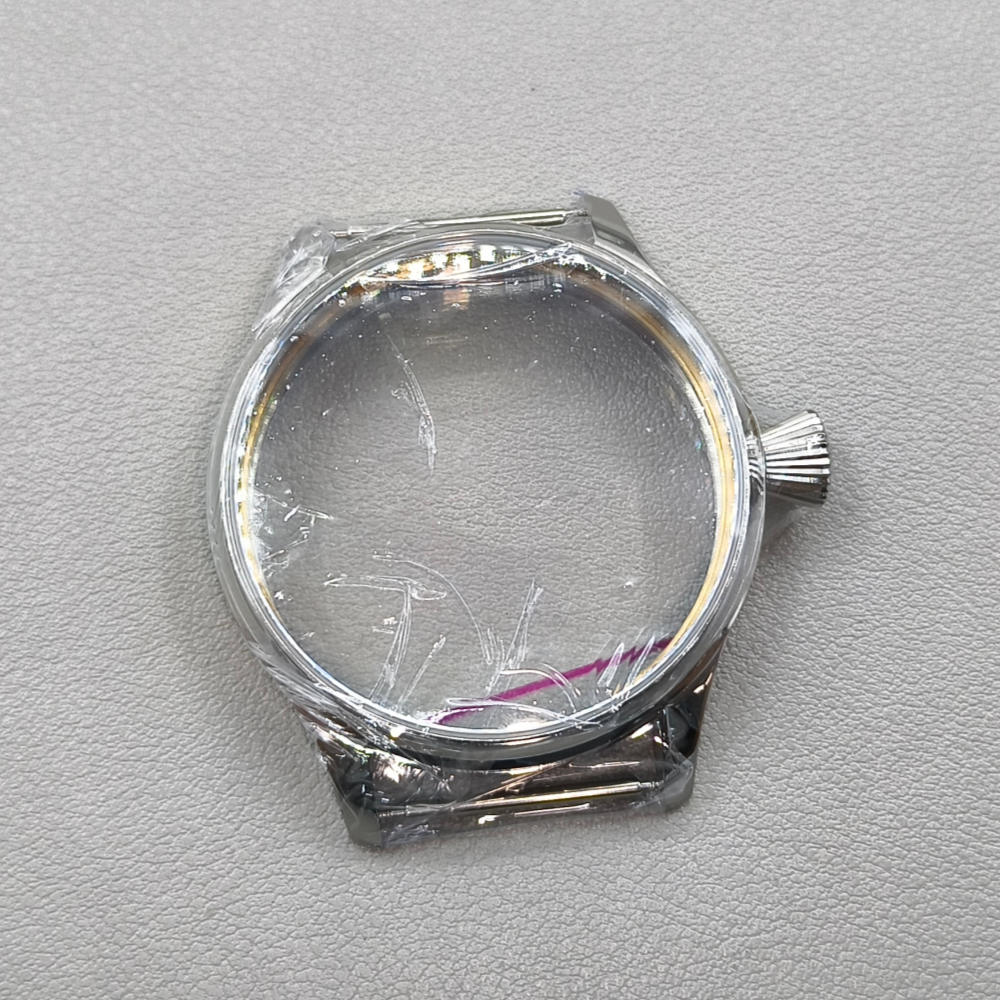 44mm Watch Case Stainless Steel Case for ETA 6497 ETA 6498 Seagull ST3600 ST3621