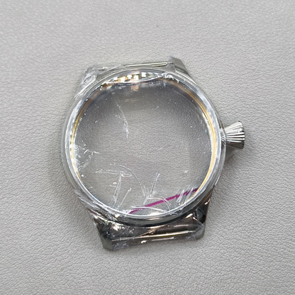 44mm Watch Case Stainless Steel Case for ETA 6497 ETA 6498 Seagull ST3600 ST3621