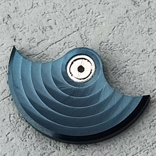Dark blue water ripple rotor oscillating weight for NH34 NH35 NH36 NH38 watch movements.