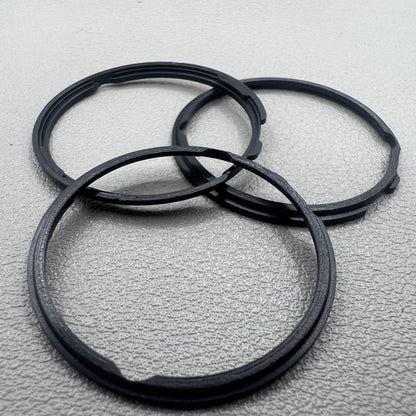 5 Schwarze Distanzringe für Orient 46941 Uhrwerk Polsterhalterung