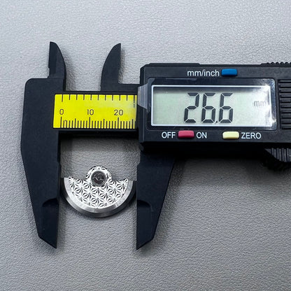 Silver Fireworks Pattern Rotor Oscillating Weight for Movement NH34 NH35 NH36 NH38