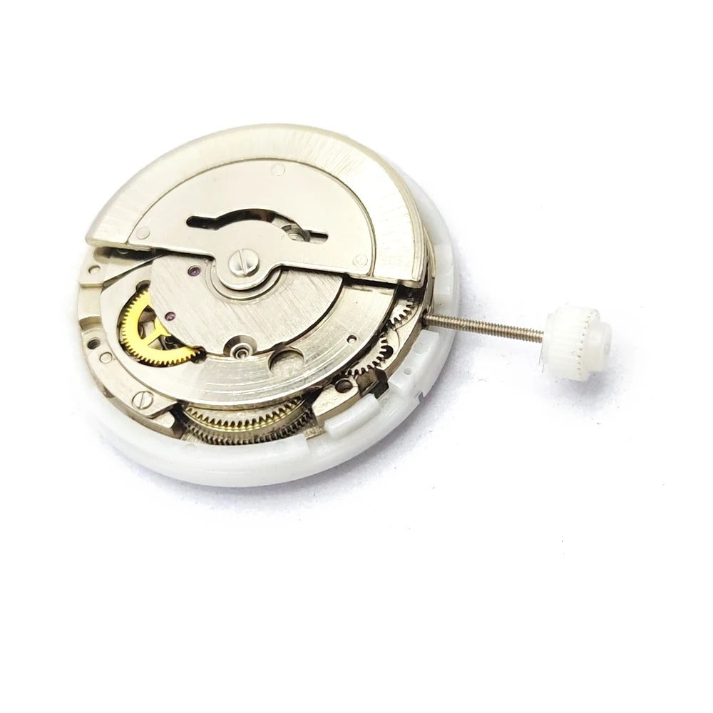 Automatic 2813 8205 watch movement with double calendar day-date feature, high precision for wristwatch replacement.