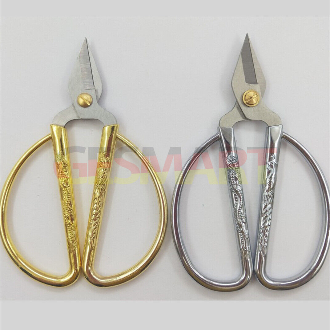 Silver and gold micro beading scissors for precise metal sheet cutting