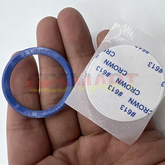 38mm/30.5mm aluminum watch bezel insert with no carved font, sleek design for watch repairs and upgrades.