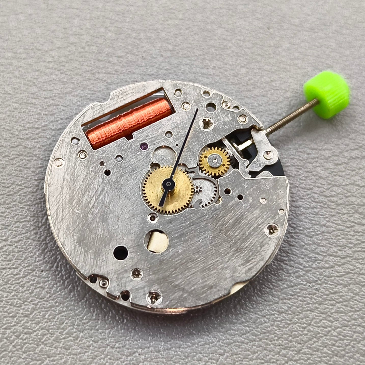 Swiss ISA 1198 Quartz Movement 3 Hands Watch Part No Calendar Old Stock