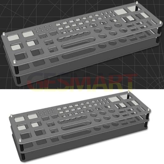 Multi-functional tool stand organizer with screwdriver storage, perfect for tidy workspaces.