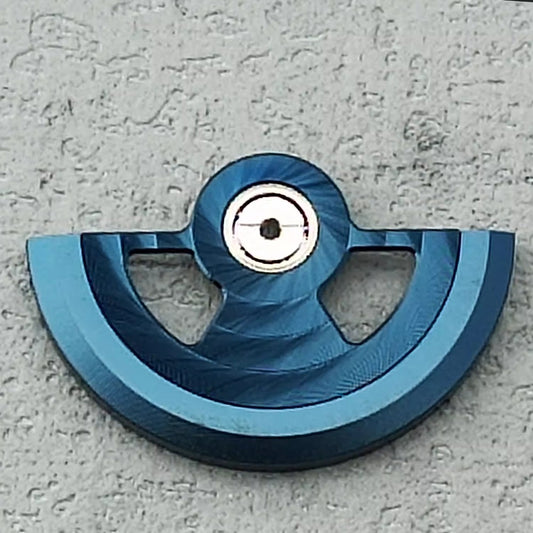 Dark blue circular patterned rotor oscillating weight for NH34 NH35 NH36 NH38 watch movements