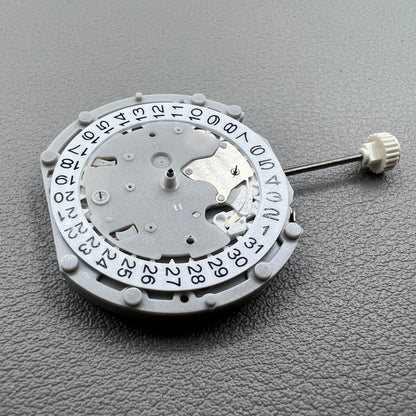 2 PIECES Sunon PE70 Quartz Watch Movement 3 Hands with 3 Eyes Date@3