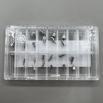 26 PIECES Classical Stainless Steel Chronograph Button Watch Pusher Screw In Type