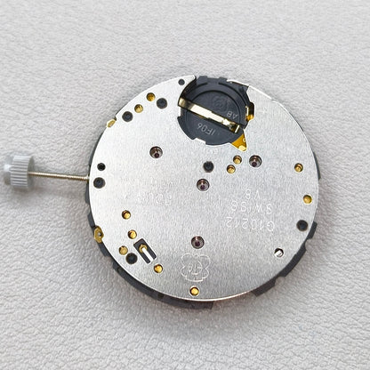 Swiss ETA G10.212 Watch Quartz Movement 3 Hands Date@4 White Disk