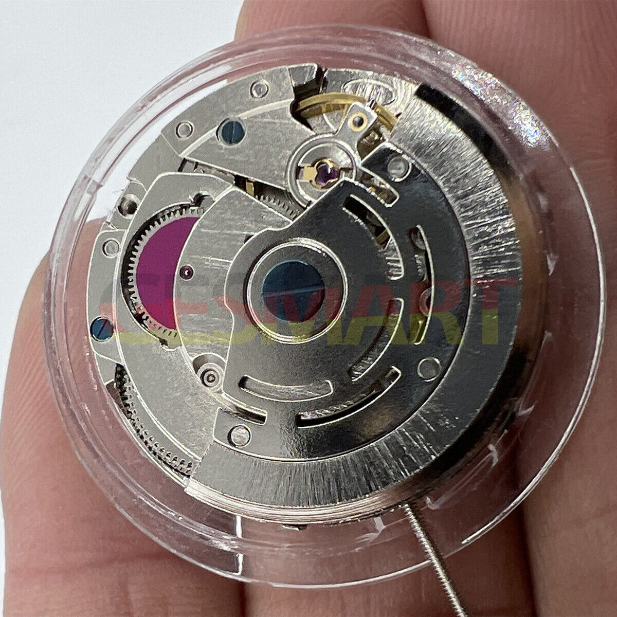 China Made NN 8205 automatic watch movement showcasing single calendar function, precise timekeeping mechanism.