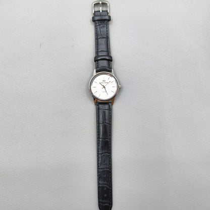 36mm Black Strap Beijing Double Rhomb Manual Mechanical Watch