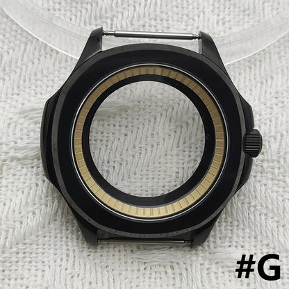 39MM Stainless Steel Colorful Ring Sapphire Glass Cover 5ATM for NH35/NH36/NH70