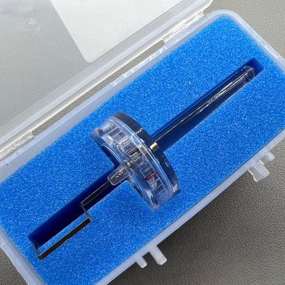 Microstella RLX watch regulation key for precise time adjustment in watchmaking accessories.