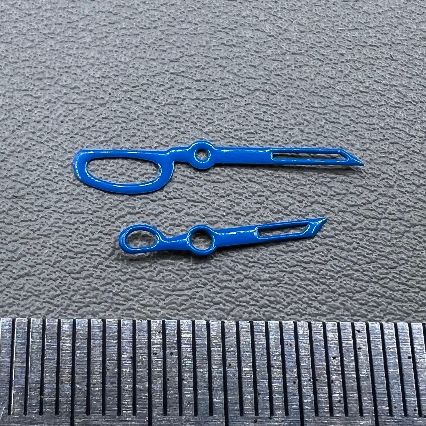 2 Sets NO Lume Scissors Shape Watch Hands Set Fit for NH35 NH36 Movement