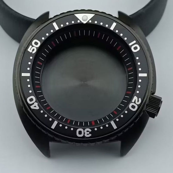 42.5mm Black Watch Case Black Bezel+Ring for NH35 NH36 NH38 NH70 NH72