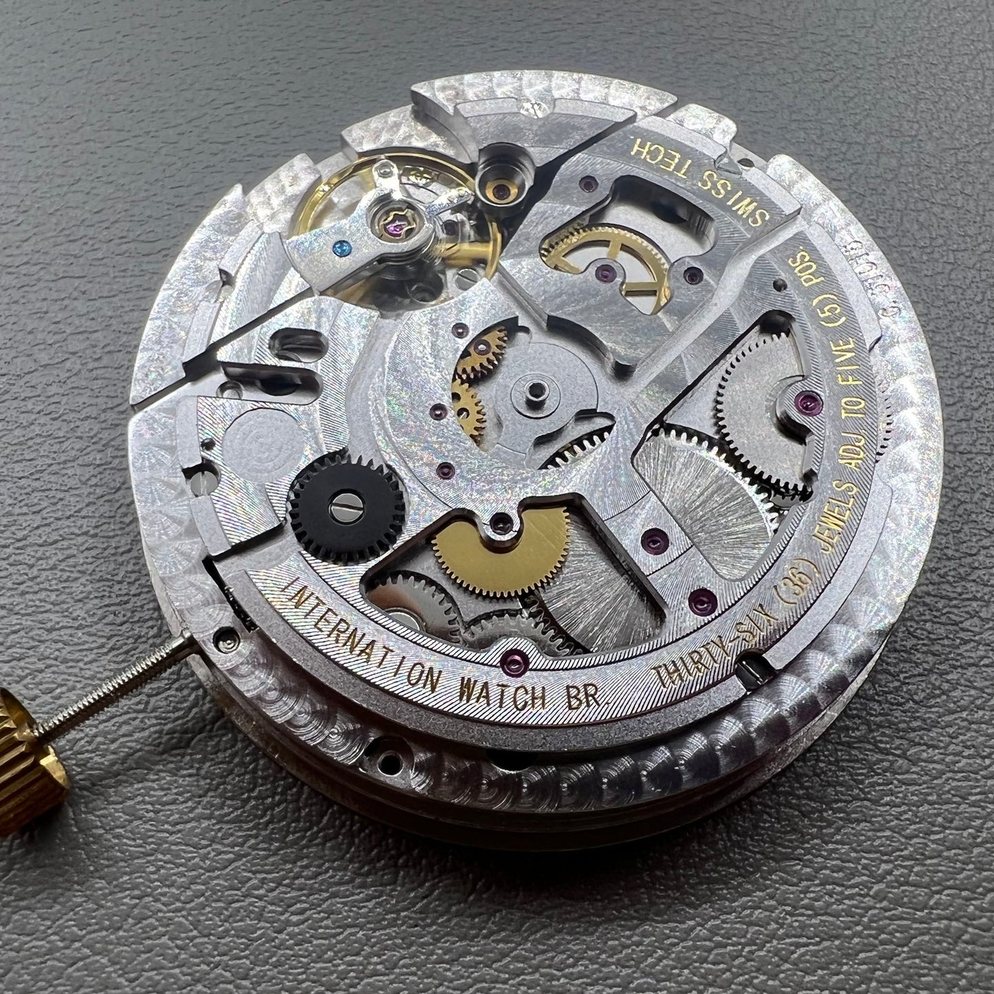 Perpetual Calendar watch movement by Dandong, precision replacement part for timepieces.