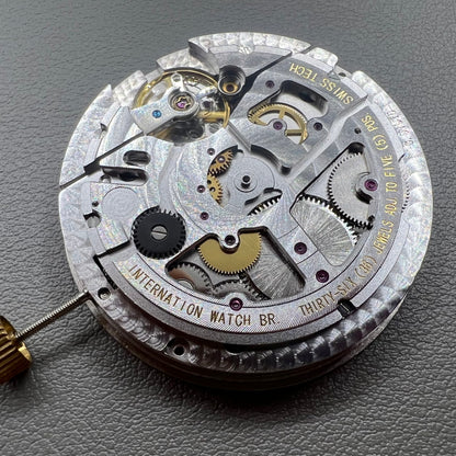 Perpetual Calendar watch movement by Dandong, precision replacement part for timepieces.
